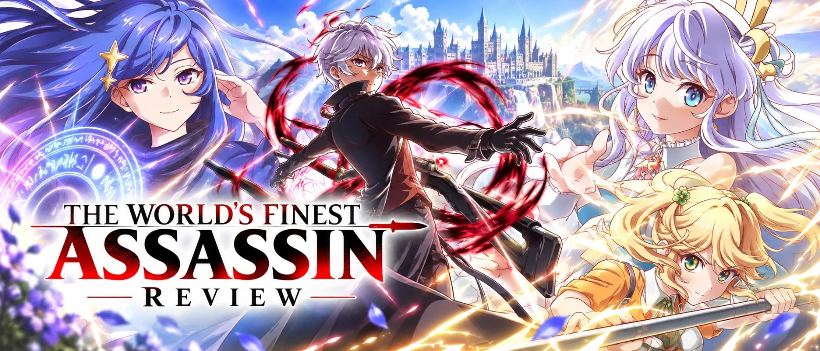 The World’s Finest Assassin mixes reincarnation, magic, romance, and modern assassination techniques into one strange but entertaining fantasy anime.