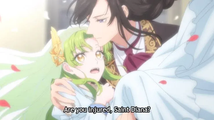 Scarlet helping Diana get ready for her date