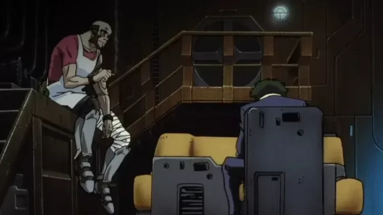 Cowboy Bebop jet and spike last chat
