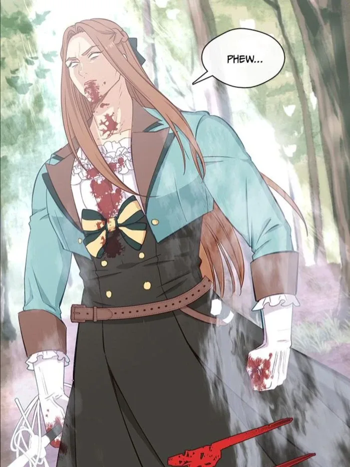 Melissa walking confidently with her sword
