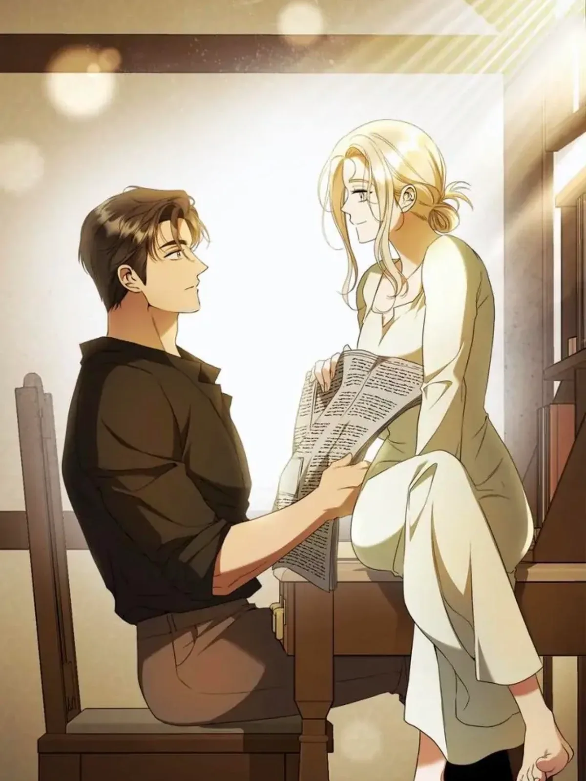 Rosen could confidently tease Ian—until the human stone wall finally decided to tease her back
