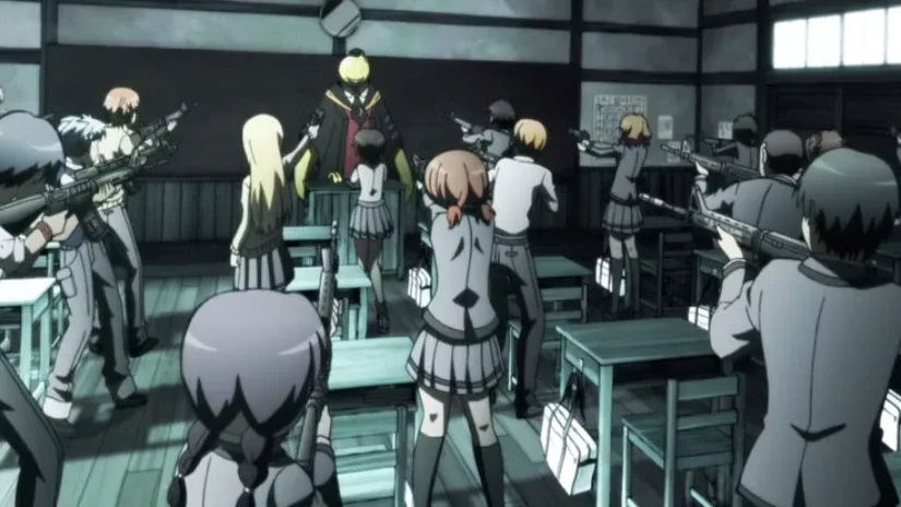The government wanted Class 3-E to kill him, but Koro-sensei spent his remaining time helping them become stronger.