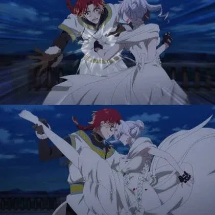 Alflame proposing to Scarlet or getting punched by Scarlet
