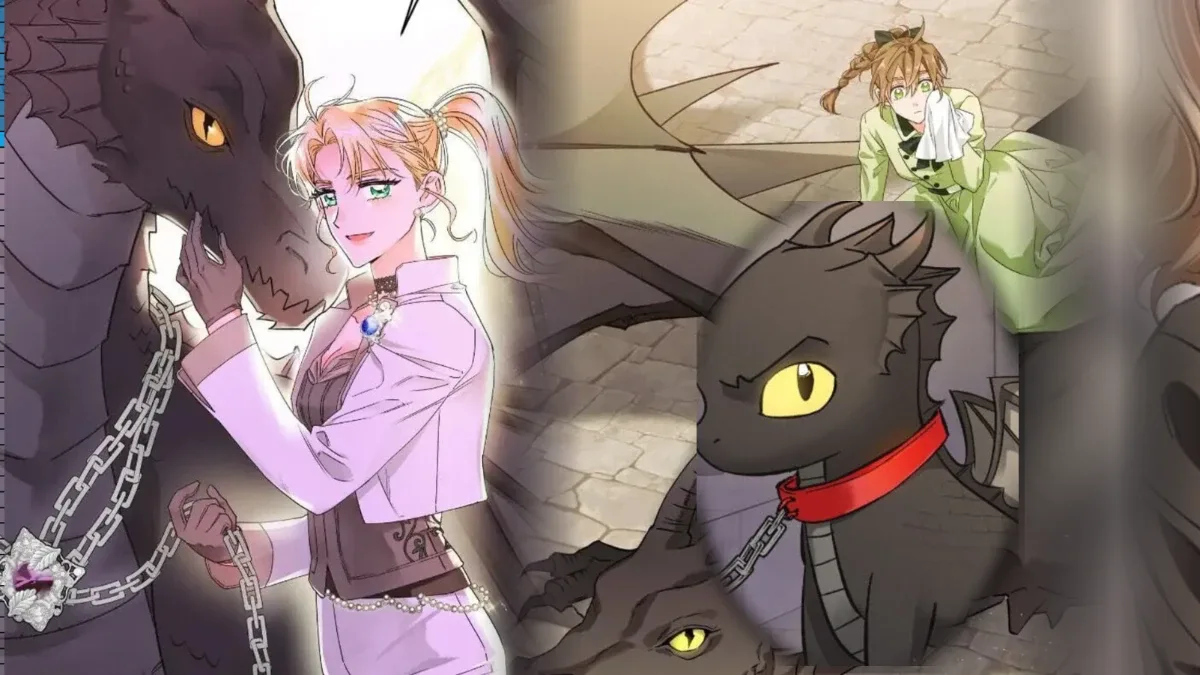 The original final boss somehow became Cecile's baby dragon, Tania's future partner, and one of the funniest characters in the story.