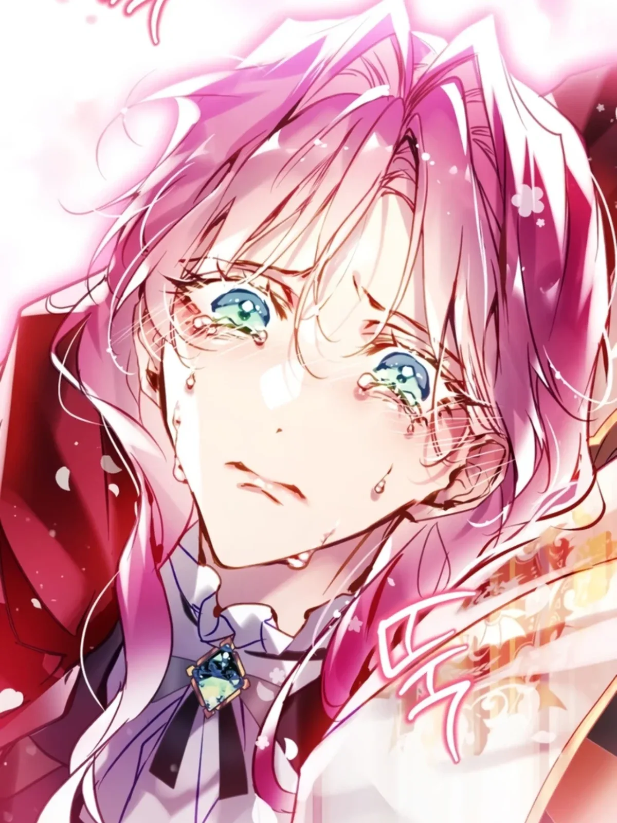 The simple otome-game premise eventually expands into a story about souls, timelines and ancient magic.
